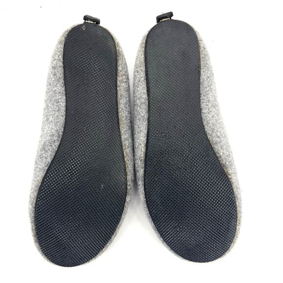 Mahabis 100% wool lined classic gray slip on slippers (EU38 - US7.5) - Picture 9 of 10